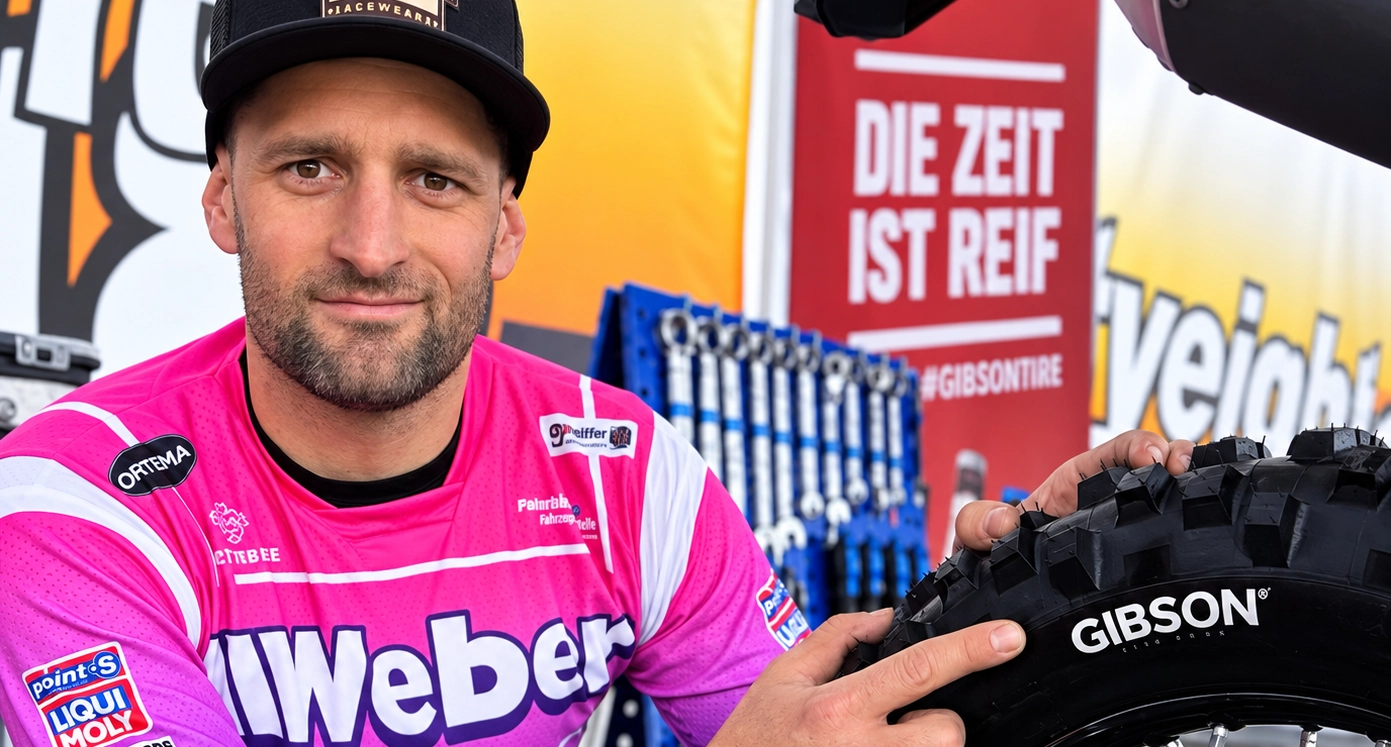 NEWS. Partnerschaft mit Deutscher Enduro-Meister Eddi Hübner.
